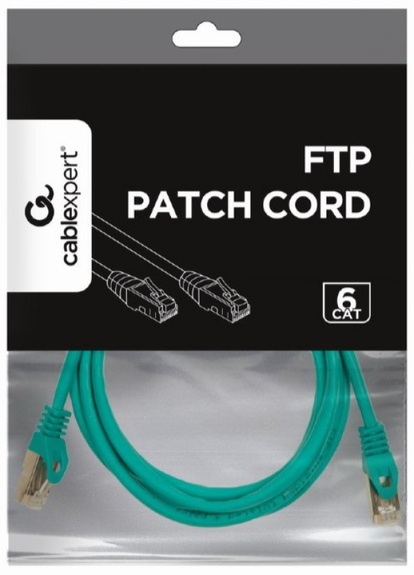 Gembird PP6-2M/G zeleni CAT6 FTP mrežni kabl 2 m