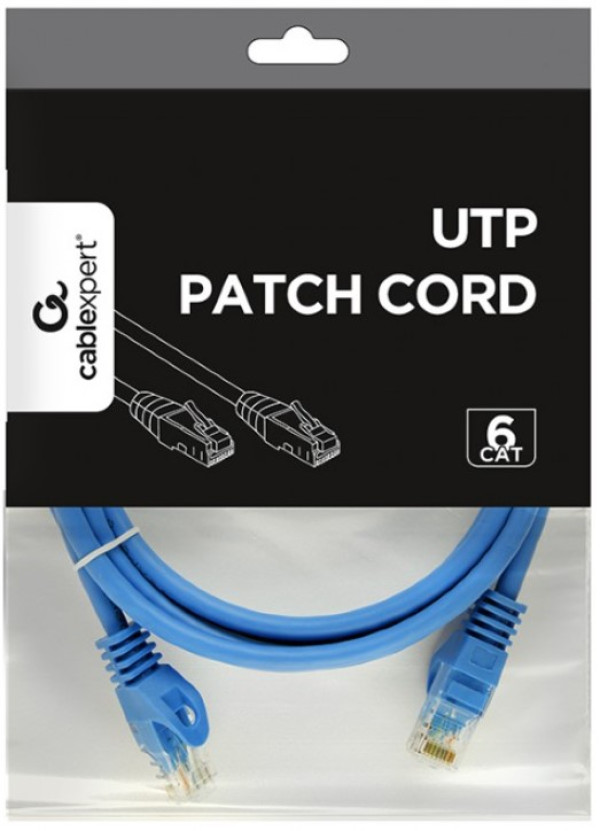 Gembird Cat6 UTP mrežni kabl RJ-45, 2 m, plavi