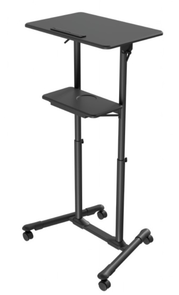 Gembird TVS-DESK-01-BK mobilni sto za predavanja, 20 kg