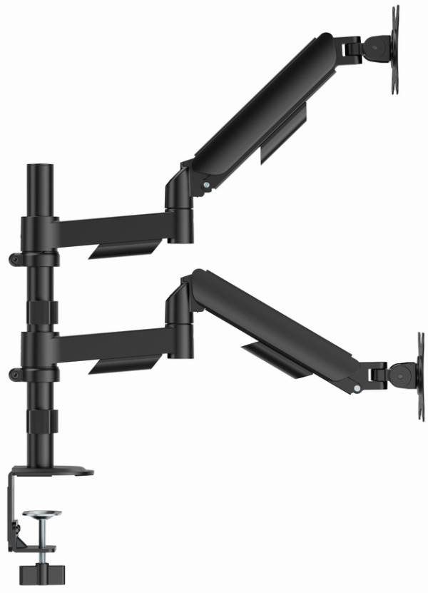 Gembird MA-DA2P-02 dvostruki nosač za monitore 17–32″, do 9 kg po ekranu