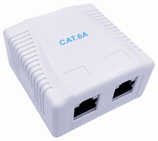 Gembird NCAC-2F6A-01 CAT6A FTP kutija sa 2 RJ-45 porta