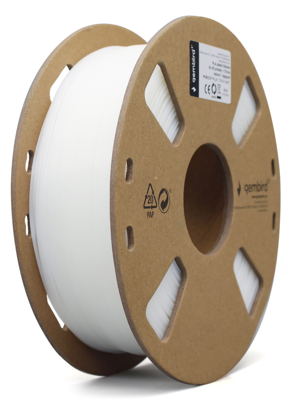 Gembird 3DP-PLA1.75-01-NAT PLA filament Natural 1,75 mm, 1 kg