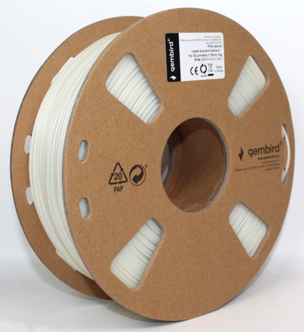 Gembird 3DP-PVA-01-NAT PVA filament 1,75 mm, 1 kg