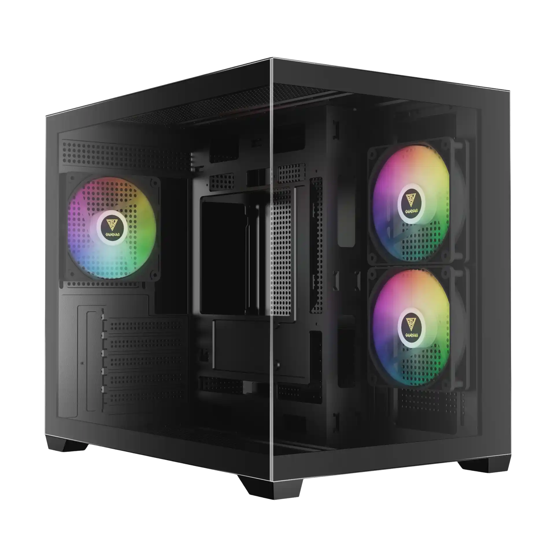 Gamdias AURA GC10M V2 ARGB Micro-Tower kućište, crno