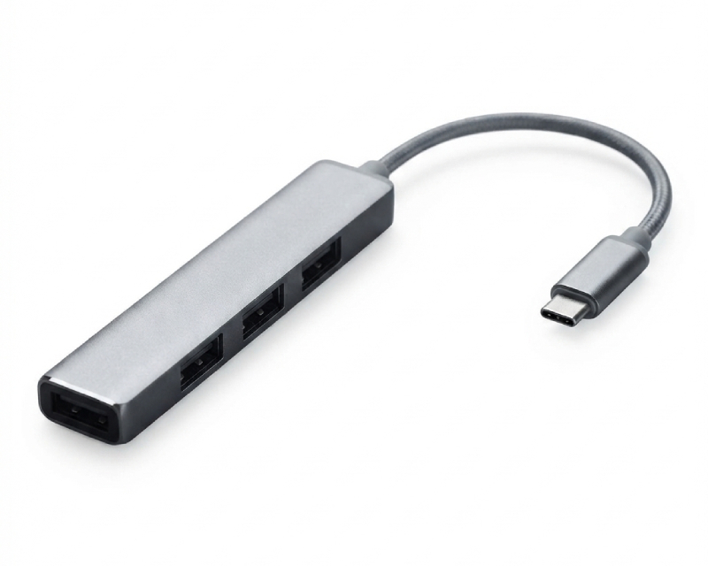 E-Green USB-C hub sa 3 USB 3.0 porta i Ethernet priključkom