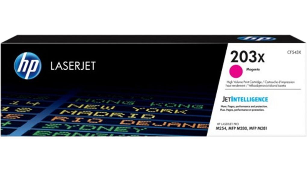 HP 203X CF543X magenta toner visokog kapaciteta, 2.500 strana