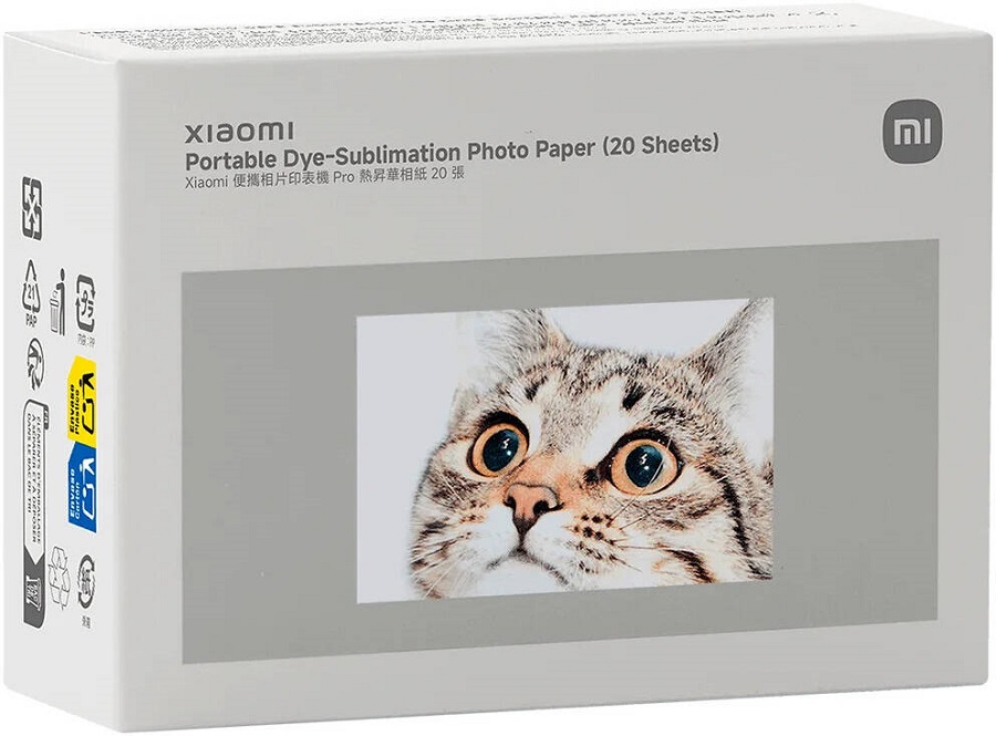 Xiaomi papir za sublimacionu štampu fotografija, 20 listova, 50 × 76 mm
