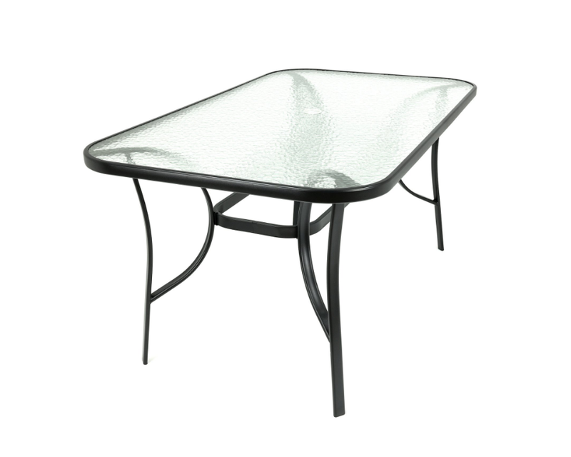 Fieldmann FDZN 5020 baštenski sto sa kaljenim staklom 150 × 90 cm