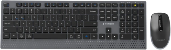 Gembird KBS-WPS-02 bežični set tastature i miša, 2.4 GHz + Bluetooth 5.2