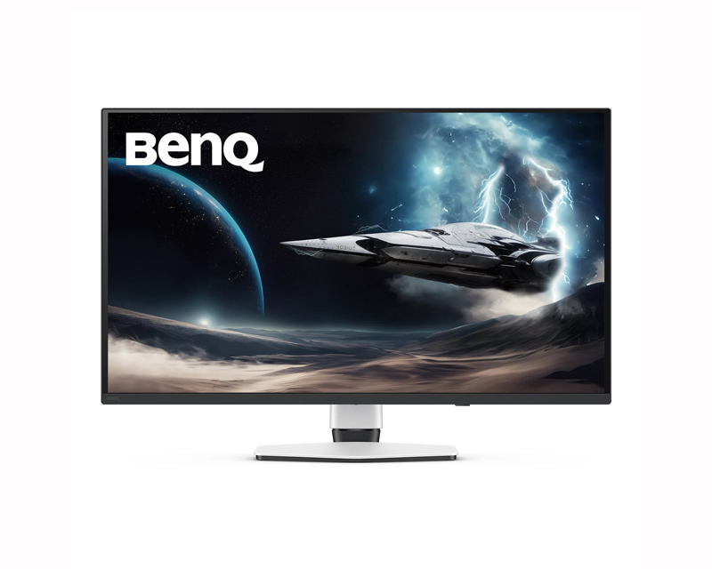 BenQ MOBIUZ EX321UZ beli 31,5" 4K QD-OLED gejming monitor, 240 Hz