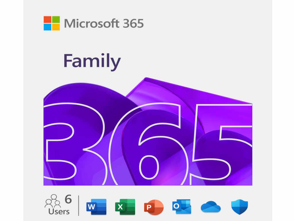 Microsoft 365 Family FY25H2 licenca za 6 korisnika