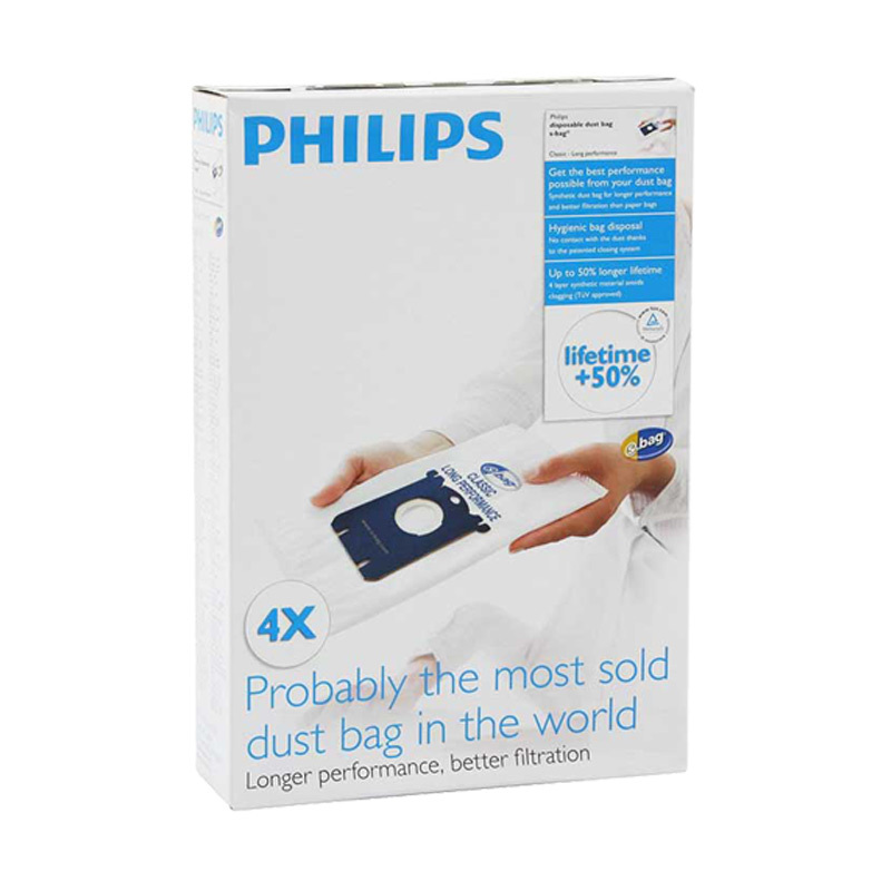 Philips FC8021/03 s-bag Classic Long Performance kese za usisivač, 4 kom.