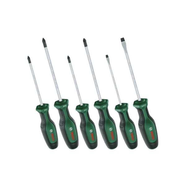 Bosch set odvijača PH/PZ/SL, 6 komada (1600A02BX7)