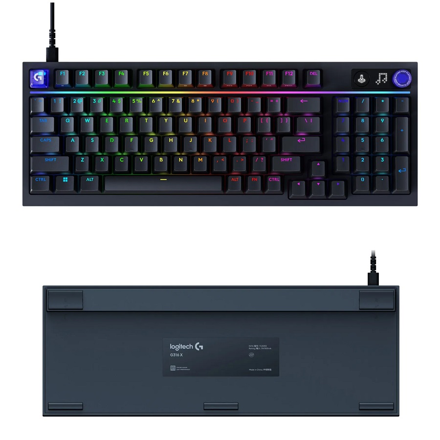 Logitech G316 X 98 US mehanička gaming tastatura RGB