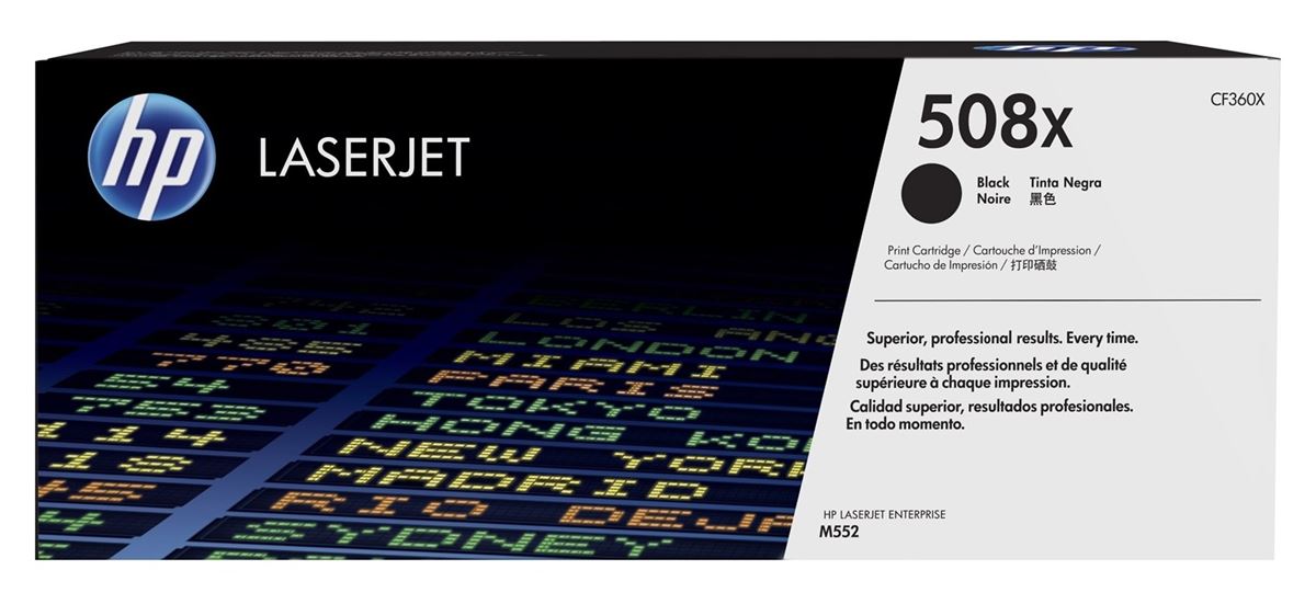HP 508X CF360X crni toner, 12.500 strana