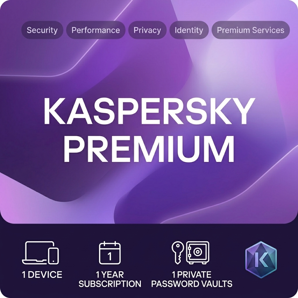 Kaspersky Premium antivirus, VPN i zaštita identiteta za 1 uređaj