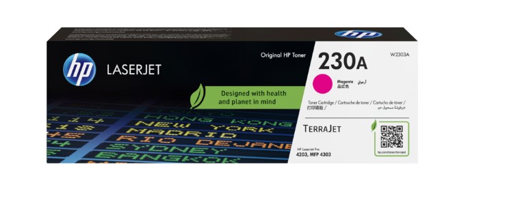 HP 230A W2303A magenta toner za LaserJet, oko 1.800 strana