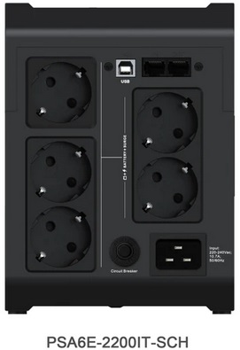 Vertiv PSA6E-2200IT-SCH UPS 2200 VA / 1225 W, 5 šuko utičnica