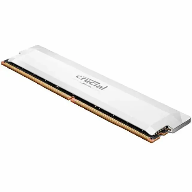 Crucial Pro OC 16GB DDR5 6400 MT/s UDIMM memorija, bela