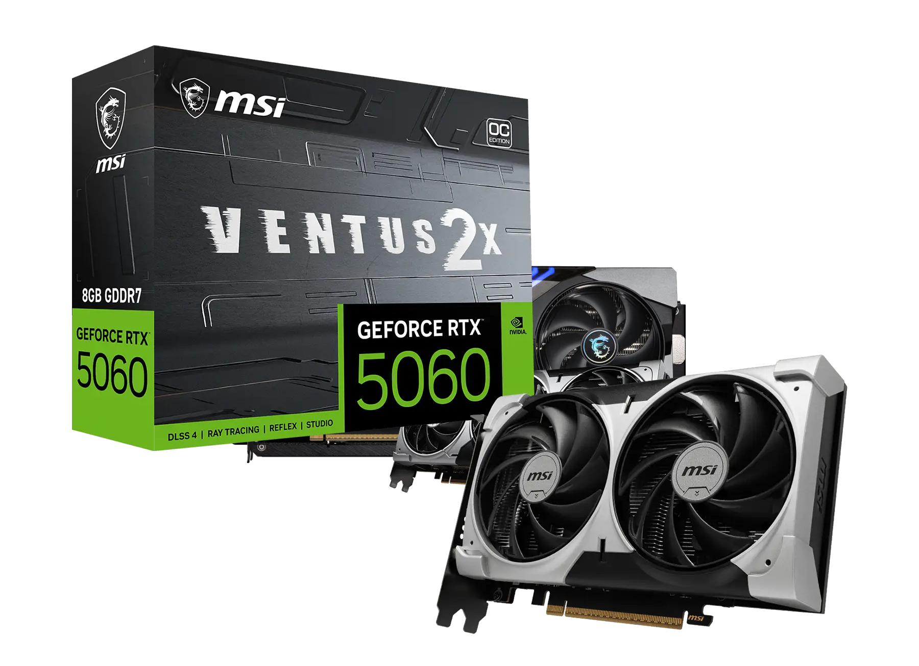 MSI GeForce RTX 5060 Ventus 2X OC V1 8GB GDDR7 grafička karta