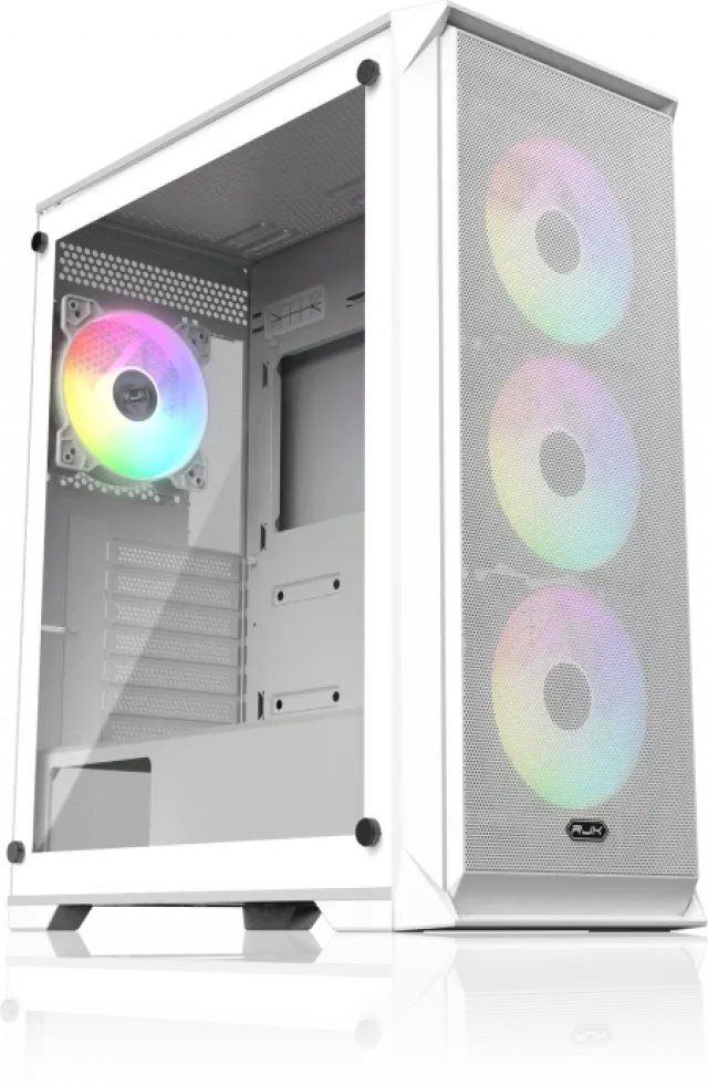 Raijintek Arcadia 41 White-MS4 ATX kućište sa 4 ARGB ventilatora