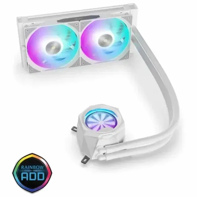 RAIJINTEK CYCLOPS LITE 240 WHITE vodeno hlađenje za CPU, 240 mm, ARGB