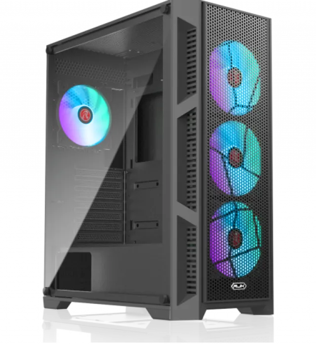 RAIJINTEK ARCADIA III MS4 crno kućište sa 4 ARGB ventilatora