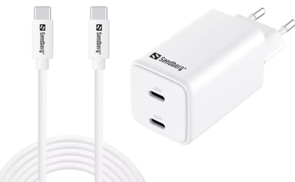 Sandberg 441-76 USB-C PD punjač 65 W sa kablom od 3 m