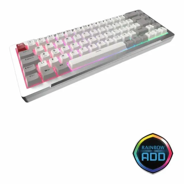 RAIJINTEK MGA-68 Silver 65% Hall Effect tastatura, 8000 Hz
