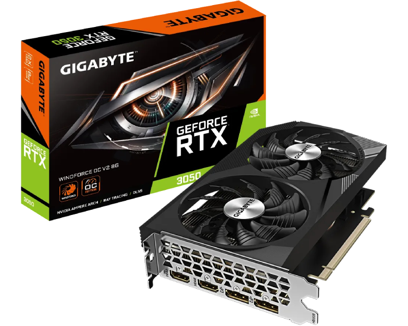 Gigabyte GeForce RTX 3050 WINDFORCE OC V2 8GB grafička karta