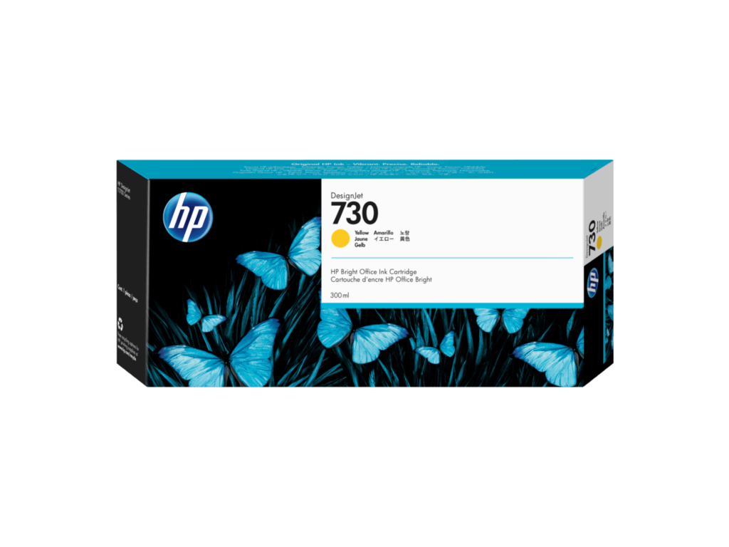 HP 730 P2V70A žuti kertridž za DesignJet, 300 ml