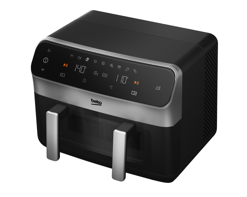 Beko FRL 6488 B friteza na vruć vazduh sa dve komore, 9,5 l