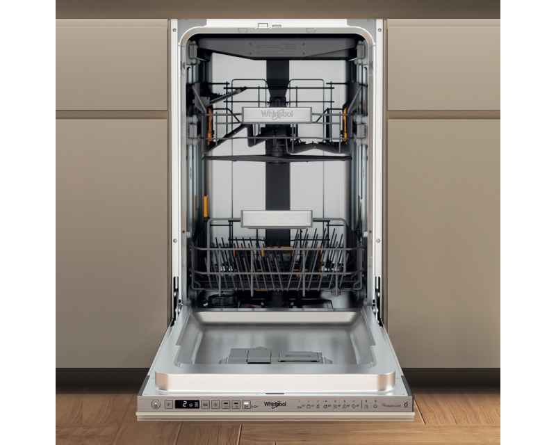 Whirlpool WH6IB10BS7LA0 ugradna mašina za pranje sudova, 45 cm
