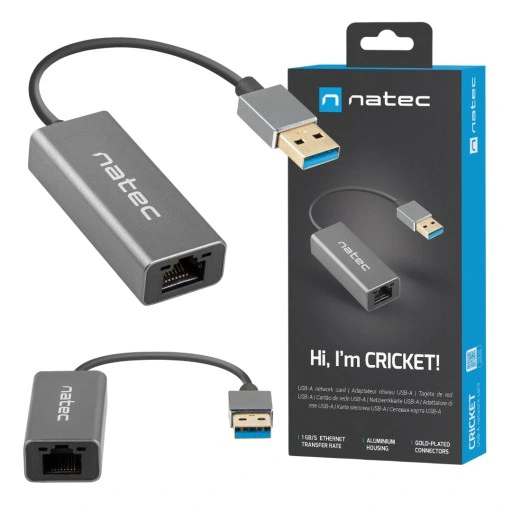 Natec Cricket NNC-1924 USB 3.0 na Gigabit Ethernet adapter