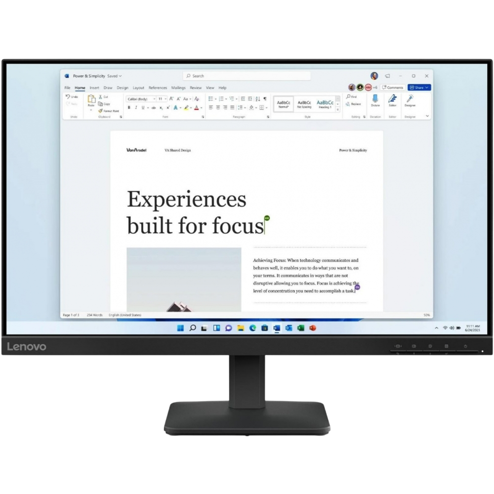 Lenovo L24-4e 23,8″ Full HD IPS monitor 100 Hz