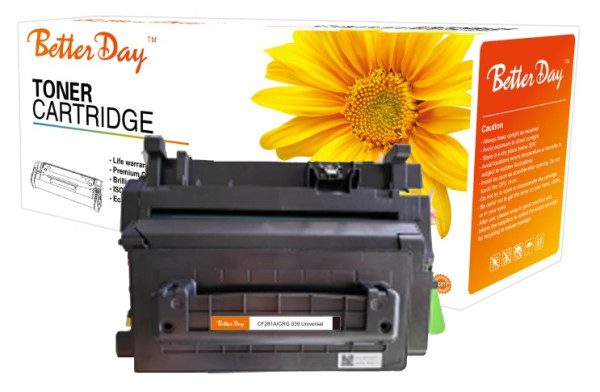 BetterDay CF281A / CRG-039 crni toner za HP M604–M606 i M630, 10.500 strana