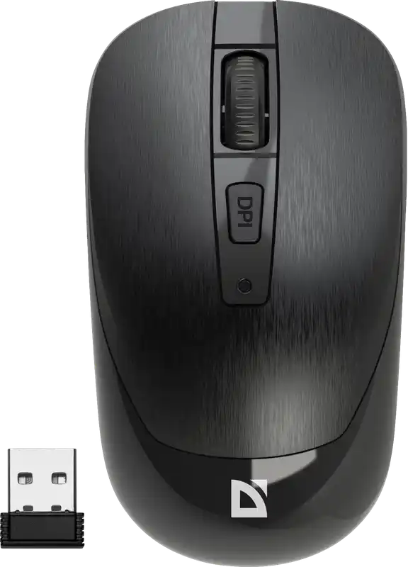 Defender Wave MM-995 crni bežični optički miš, 1600 DPI