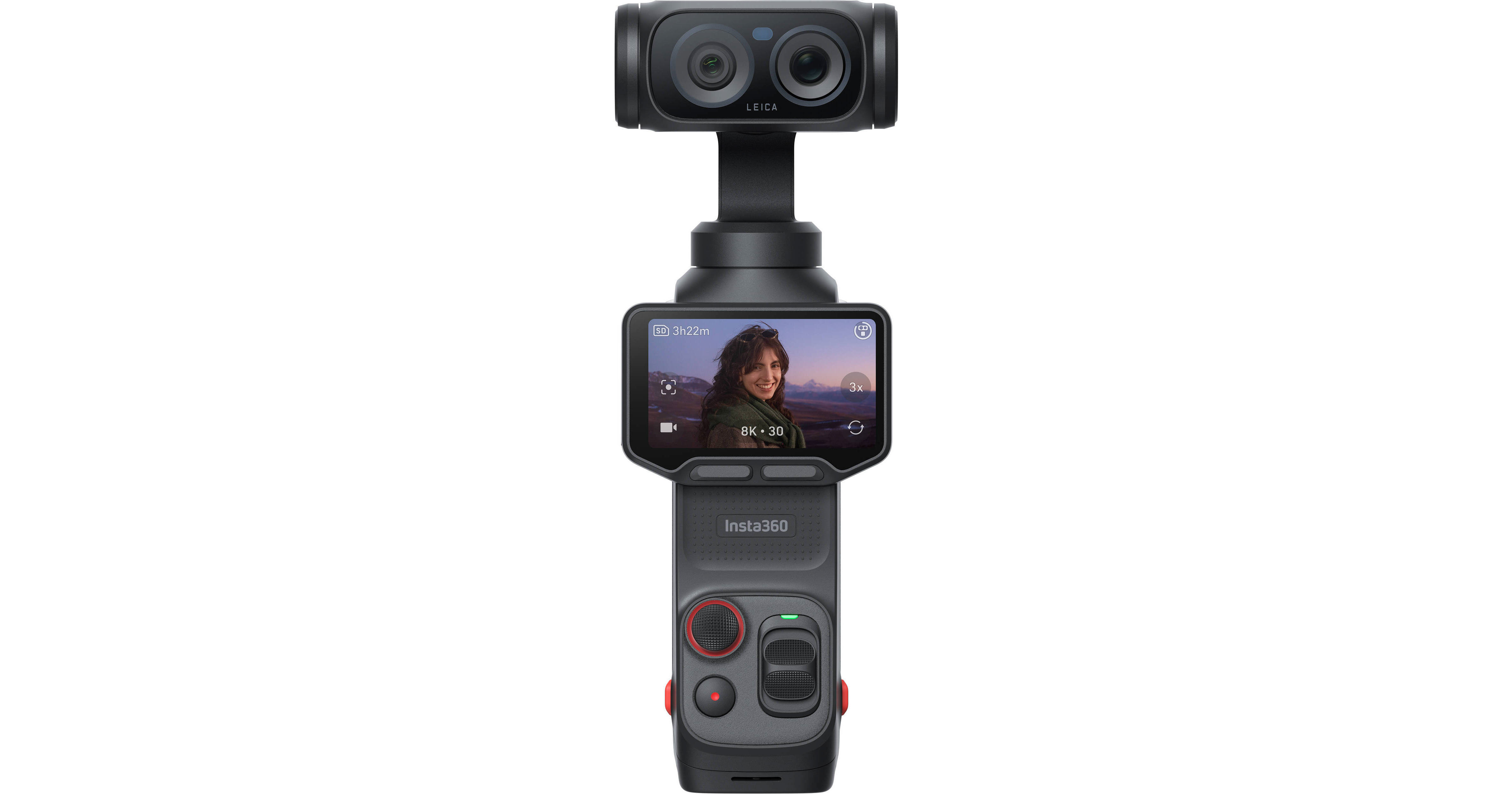Insta360 Luna Ultra 8K gimbal kamera Cosmic Black Standard Bundle