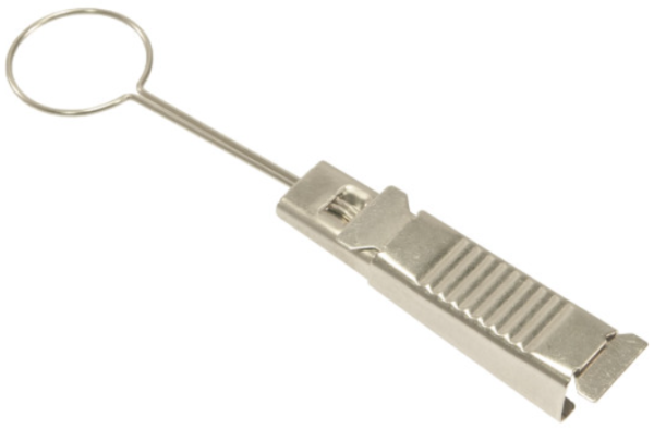 Opton ODWAC-15 zatezna stezaljka za ravni FTTH kabl 3 × 13 mm