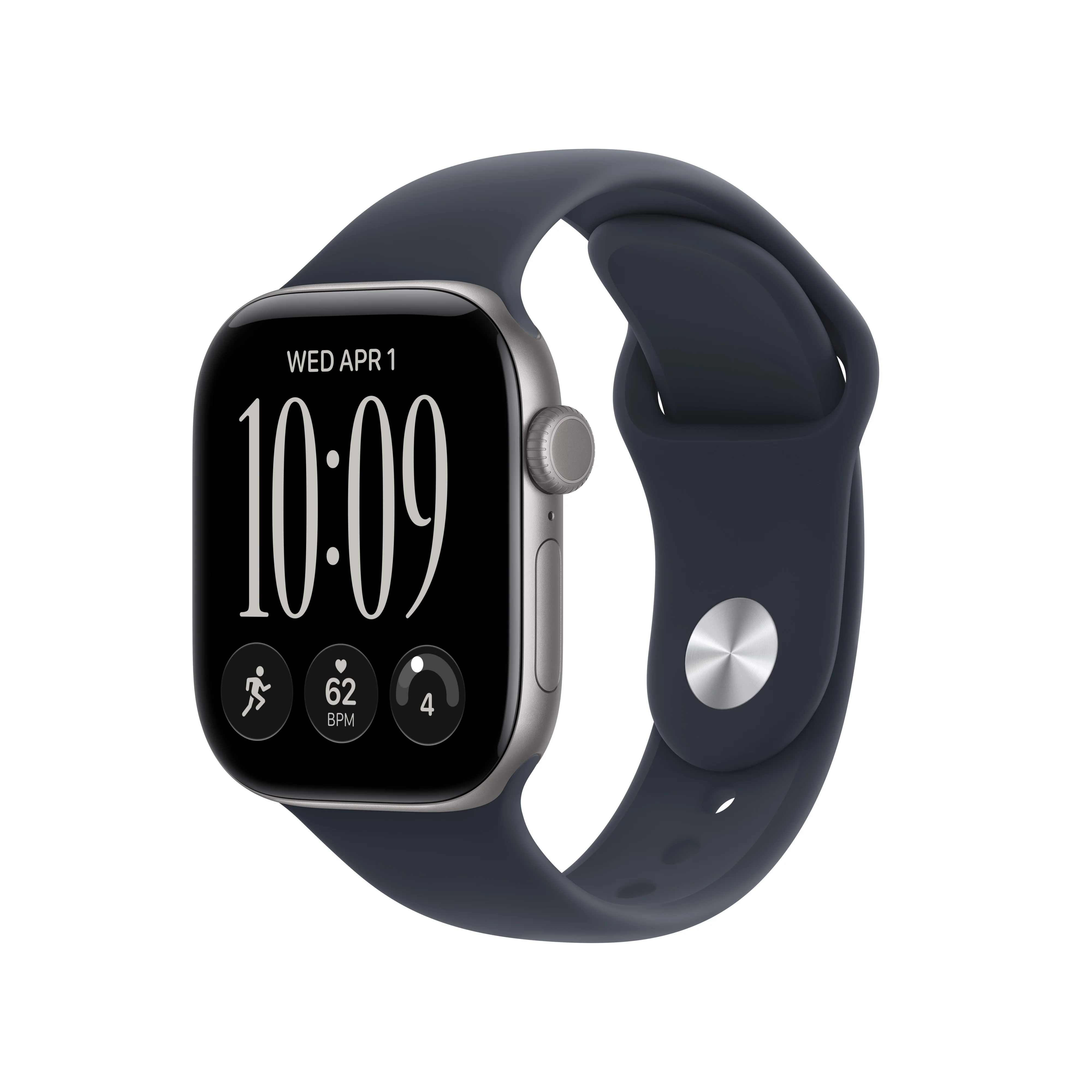 Apple Watch Series 12 GPS pametni sat, 42 mm, Space Grey, Navy Blue Sport Band S/M