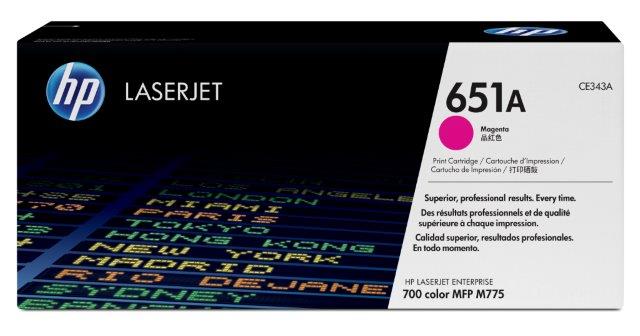 HP 651A CE343A magenta toner za LaserJet M775, 16.000 strana