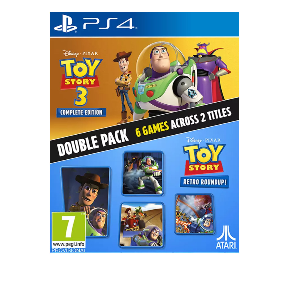 Atari Toy Story: Retro Roundup! + Toy Story 3 Complete Edition Double Pack za PS4