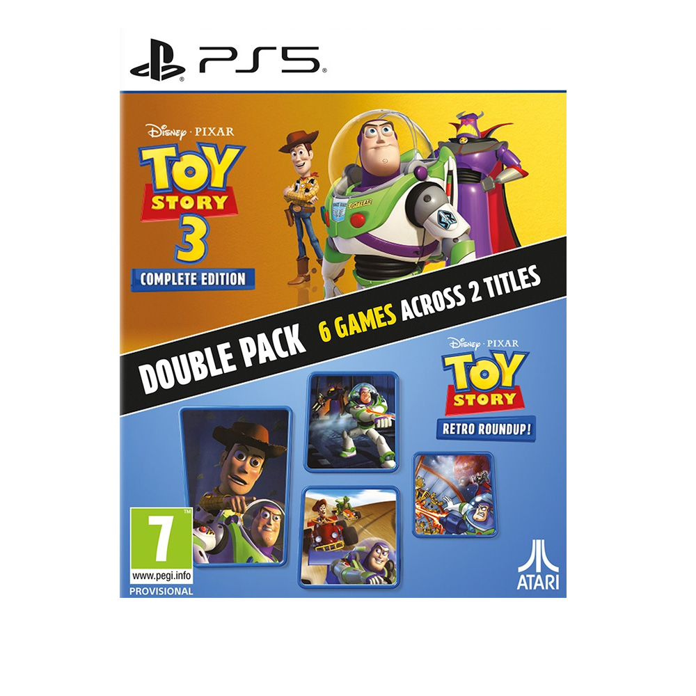 Toy Story: Retro Roundup! + Toy Story 3 Complete Edition Double Pack za PS5