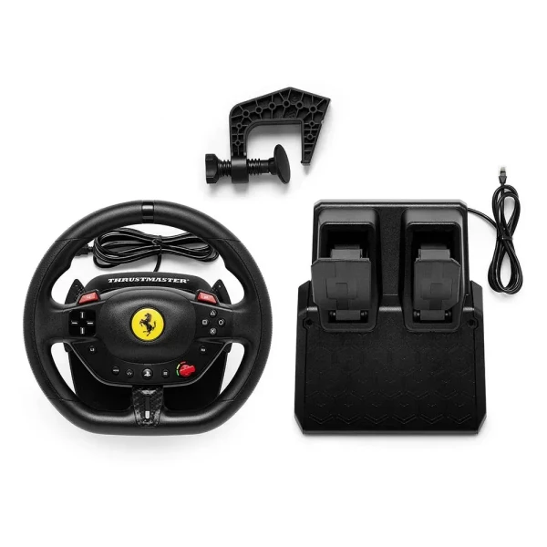 Thrustmaster T98 Ferrari 296 GTB volan sa pedalama 240° za PS5/PS4 i PC