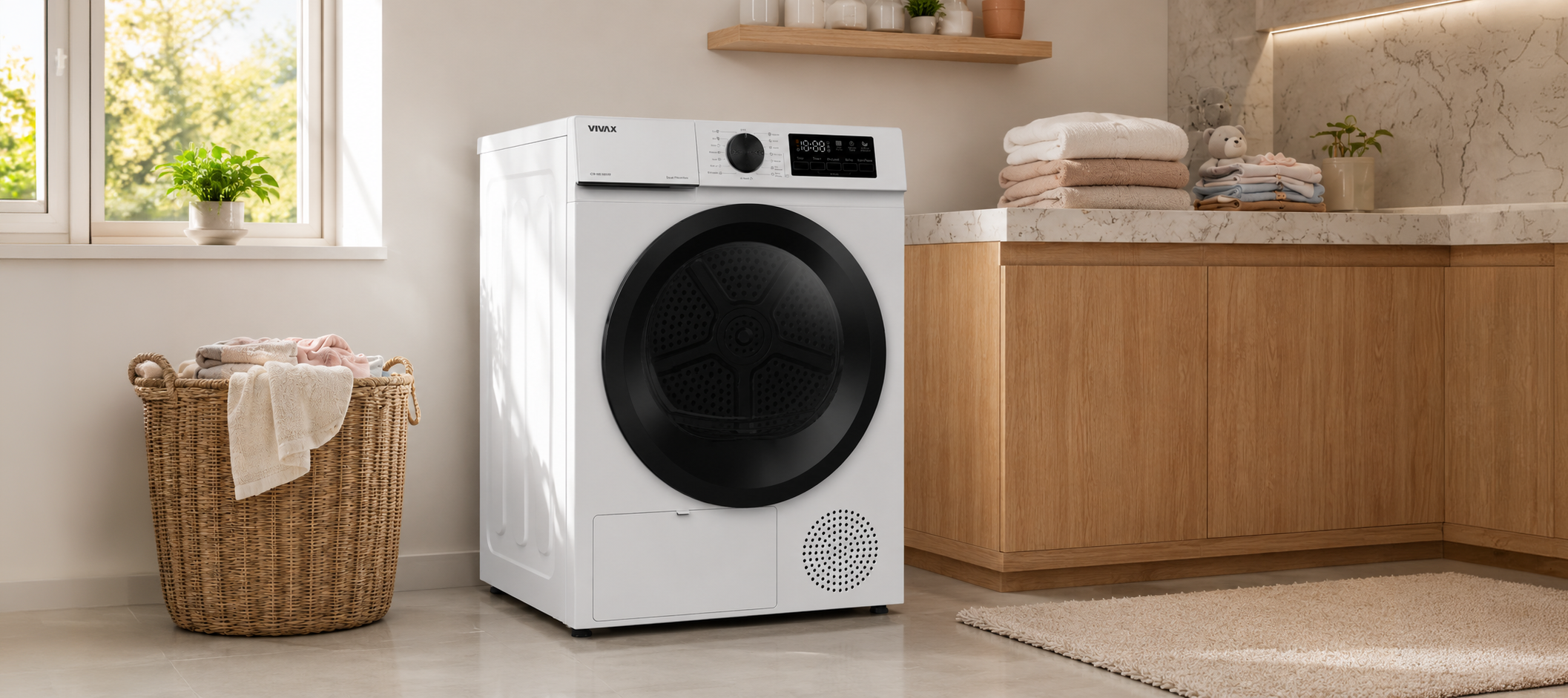 Vivax CDR-0816SMHP sušilica sa toplotnom pumpom, 8 kg