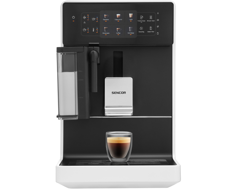 Sencor SES 9301WH automatski espresso aparat sa kapućinom, 19 bar