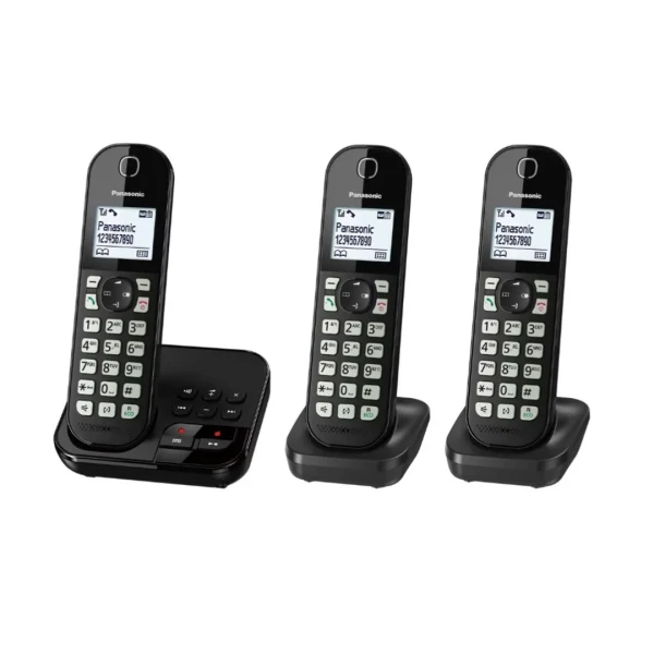 Panasonic KX-TGC463GB DECT telefon sa sekretaricom i 3 slušalice