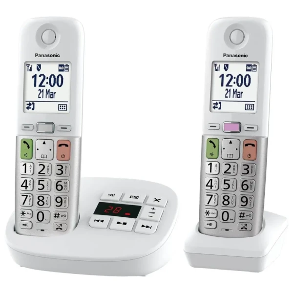 Panasonic KX-TGU432EXW Duo DECT telefon sa sekretaricom i 2 slušalice