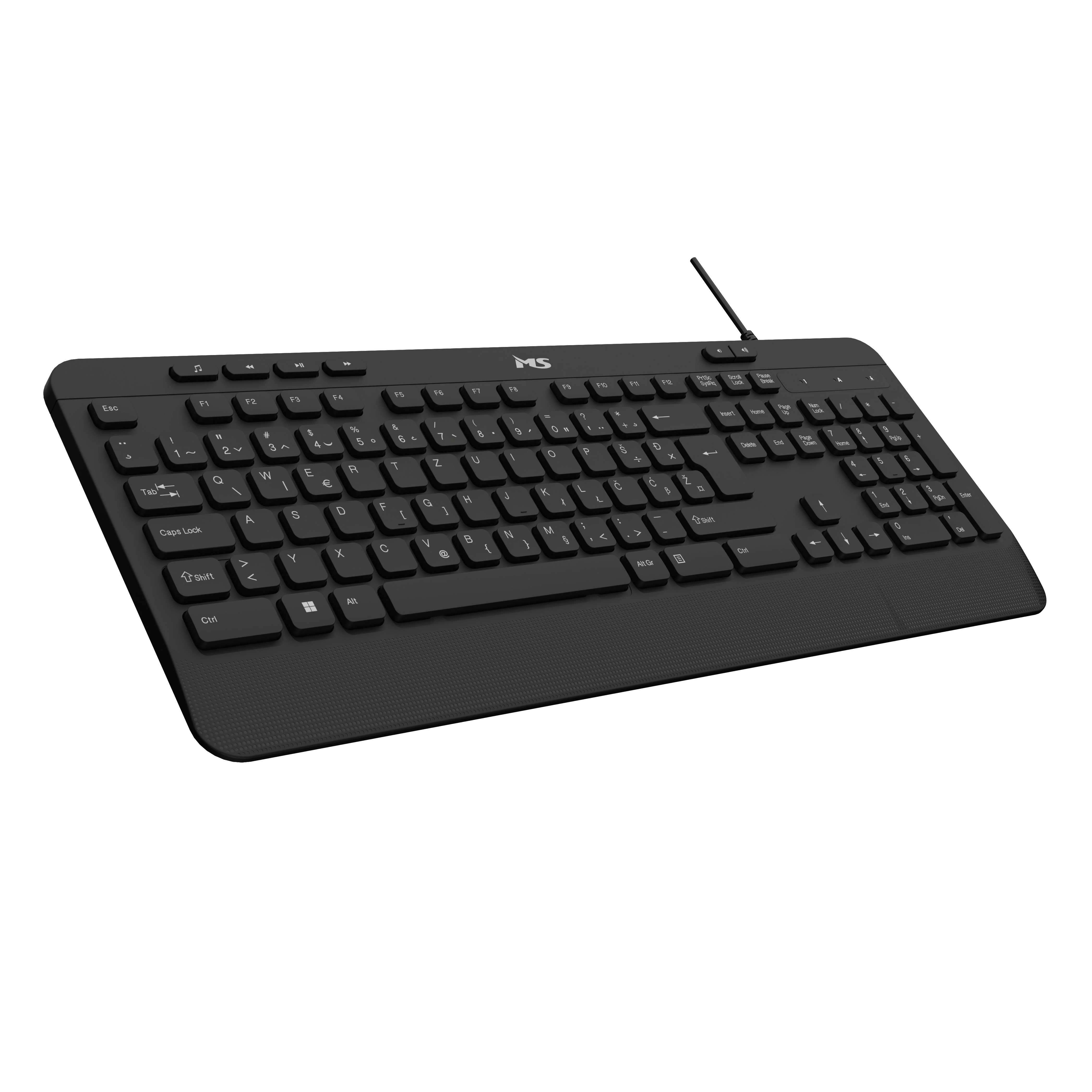 MS Desk KC-110 HR žična membranska tastatura pune veličine