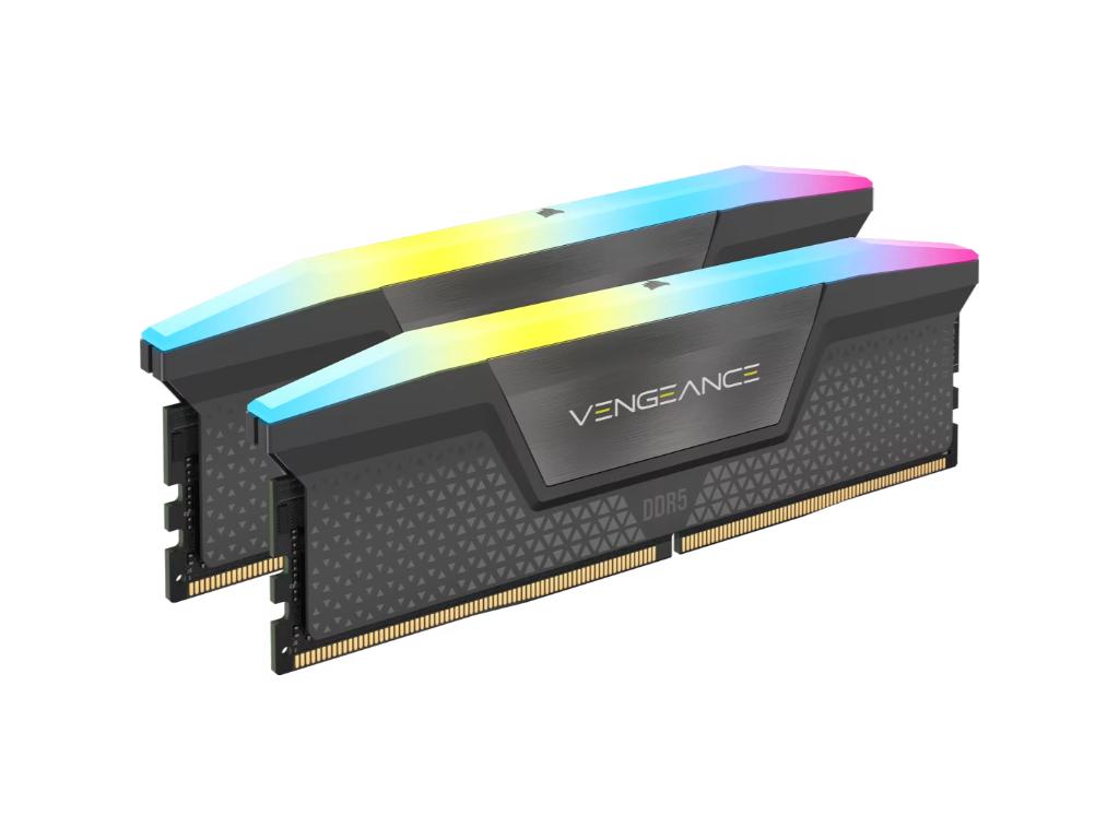 Corsair Vengeance RGB DDR5 memorija 32 GB (2×16 GB), 6000 MT/s CL38